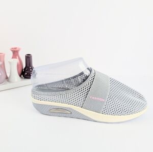Fashion Gray Orthopedic Mules (Size: 10)